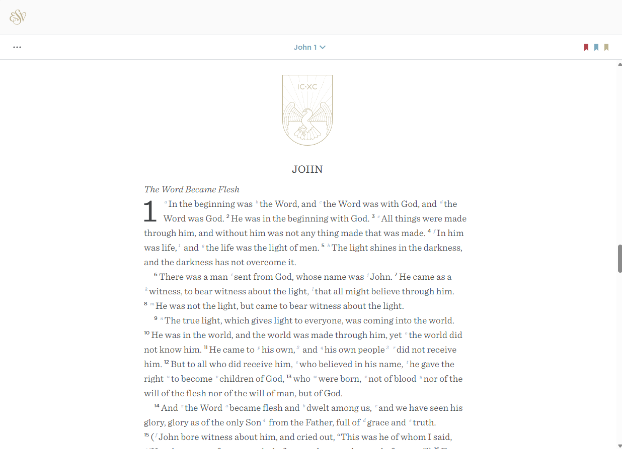 ESV Bible preview