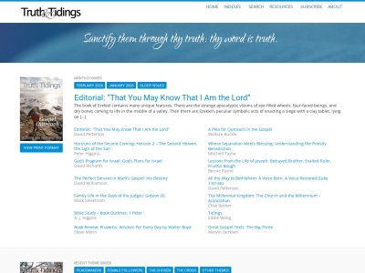 Truth and Tidings preview