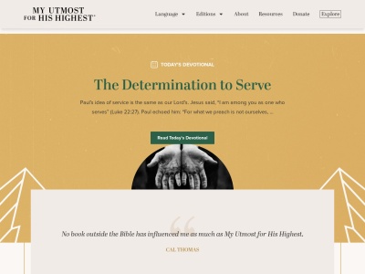 My Utmost For His Highest preview